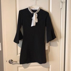 Zara bow sequin dress